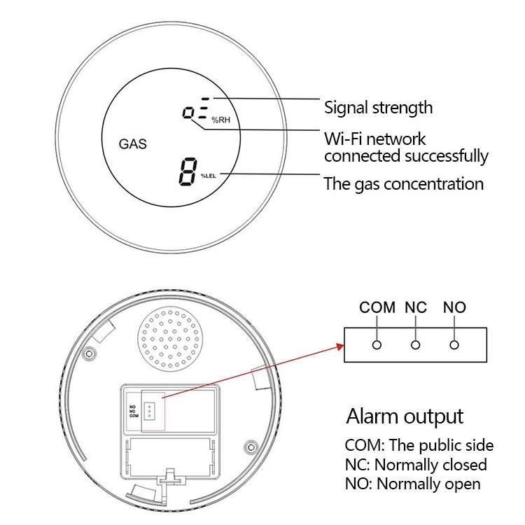 PA-210W WiFi + Tuya Gas Alarm
