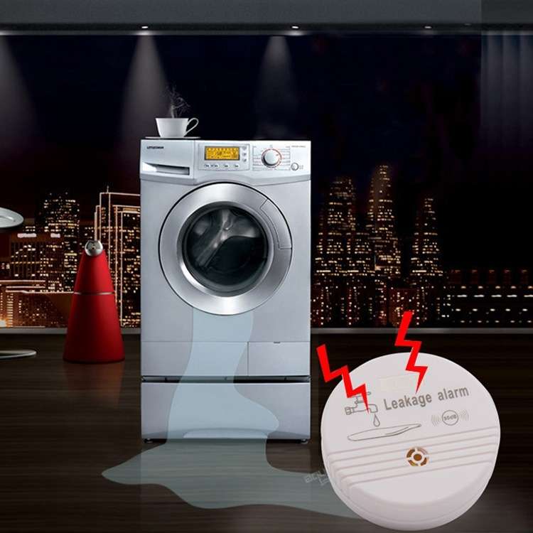 360 Degrees Water Leak Detector Sensor 85dB Volume Water Leakage Alarm for Home Kitchen, Toilet, Flo