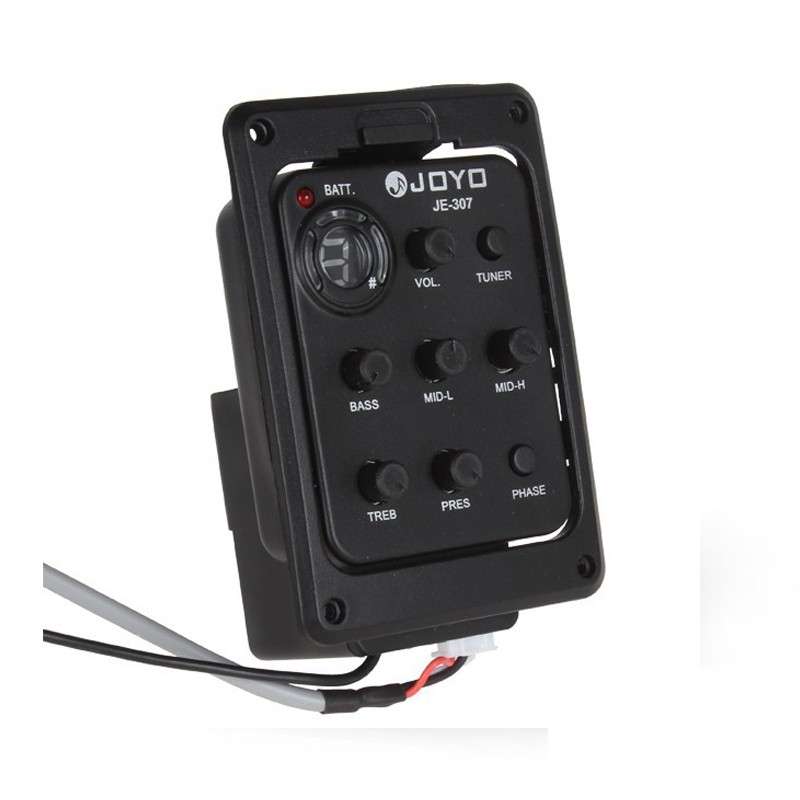 JOYO JE-307 Guitar Pickup 5-Band Equalizer Folk Guitar EQ Acoustic guitarra Pickup Preamp Electric D