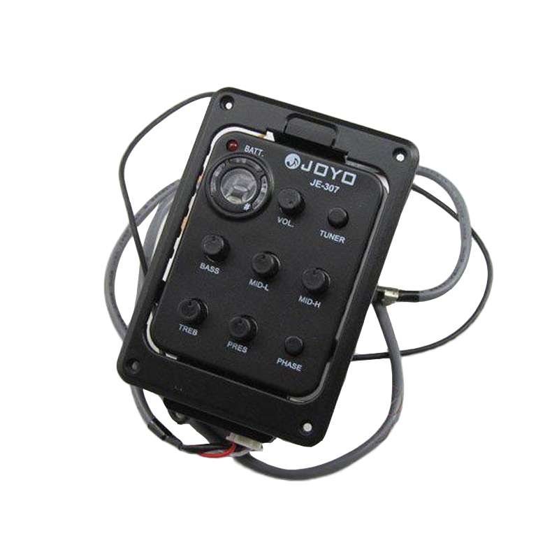 JOYO JE-307 Guitar Pickup 5-Band Equalizer Folk Guitar EQ Acoustic guitarra Pickup Preamp Electric D