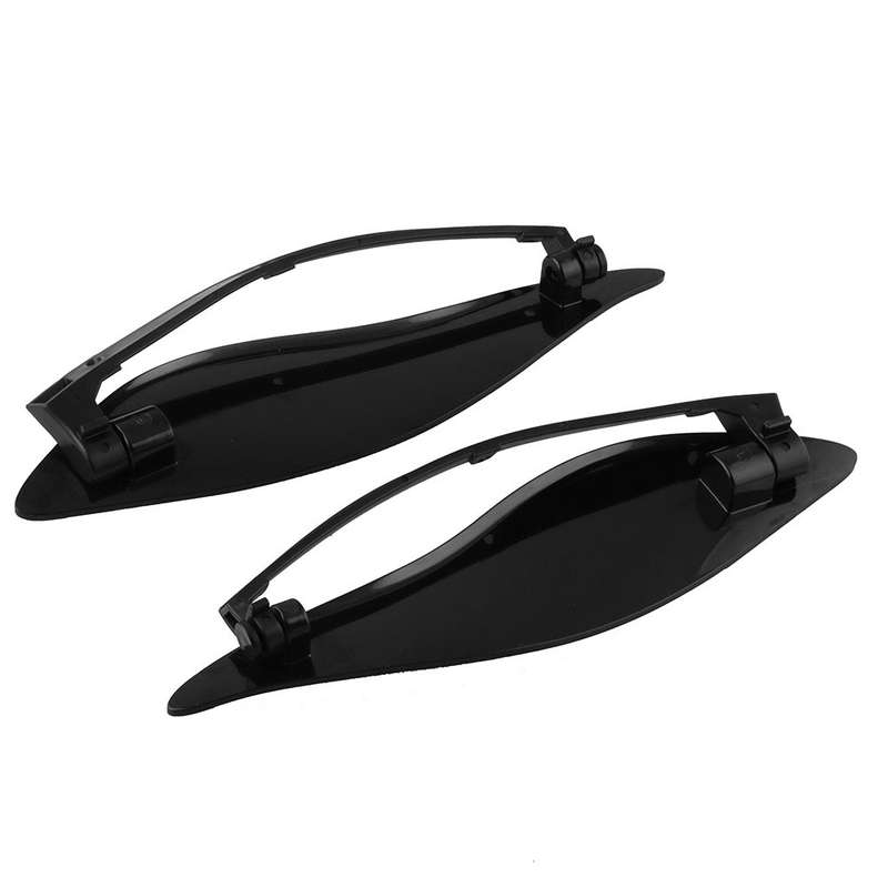 MB-OT360 2 PCS Adjustable Air Deflectors Side Wings Fairing Side Cover Shield for for 2014-2019 Harl