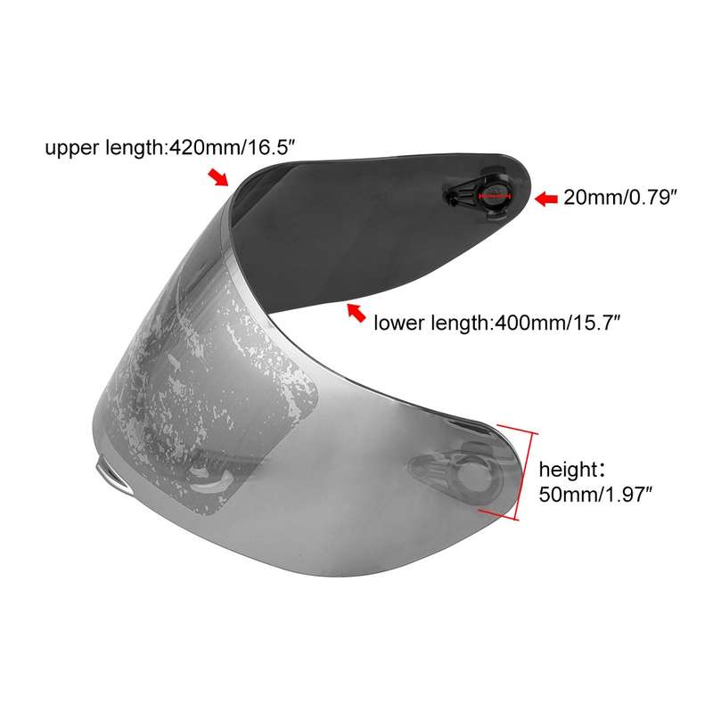 MB-MHL001 Motorcycle Helmet Shield Glasses Helmet Lens Full Face Visor Helmet Visor for AGV K3-SV K5