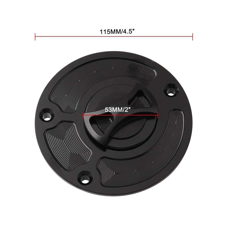 MB-OC029-BK Motorcycle Aluminum Oil Box Cover for Kawasaki FZX-6R / ZX-6RF 1-3 (Black)