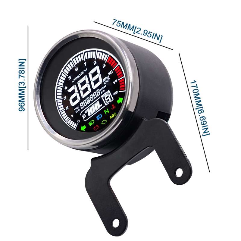 Motorcycle 5.75 inch Headlight Retro Lamp LED Light DC12V / 40W/ 6000K / 2800LM