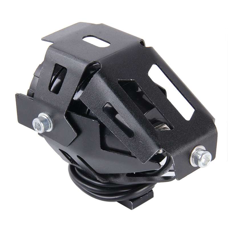 U7 10W 1000LM LED Life Waterproof Headlamp Light with Angel Eyes Light for Motorcycle / SUV, DC 12V(