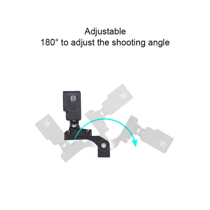 RUIGPRO Motorcycle Handlebar Alloy Phone Bracket for GoPro, Insta360, DJI and Other Action Cameras(B