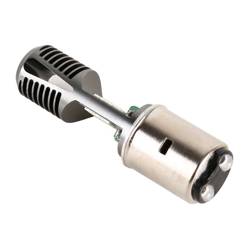 BA20D DC12V / 7.4W Motorcycle LED Headlight with 24LEDs SMD-3030 Lamp Beads (White Light)