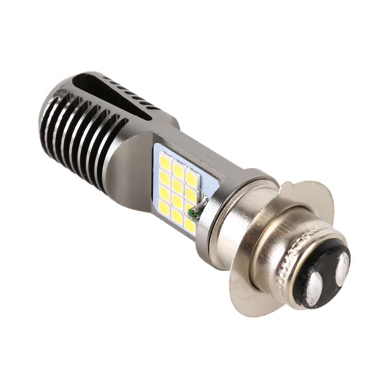 PX15D DC12V / 7.4W Motorcycle LED Headlight with 24LEDs SMD-3030 Lamp Beads (White Light)