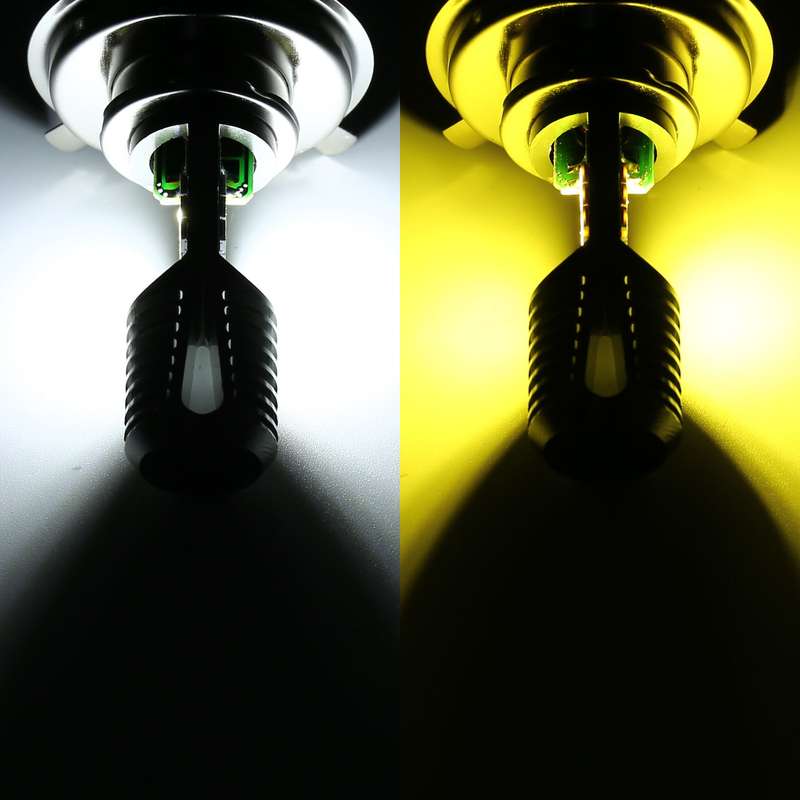 PX15D DC12V / 7.4W Motorcycle LED Headlight with 24LEDs SMD-3030 Lamp Beads (White Light)
