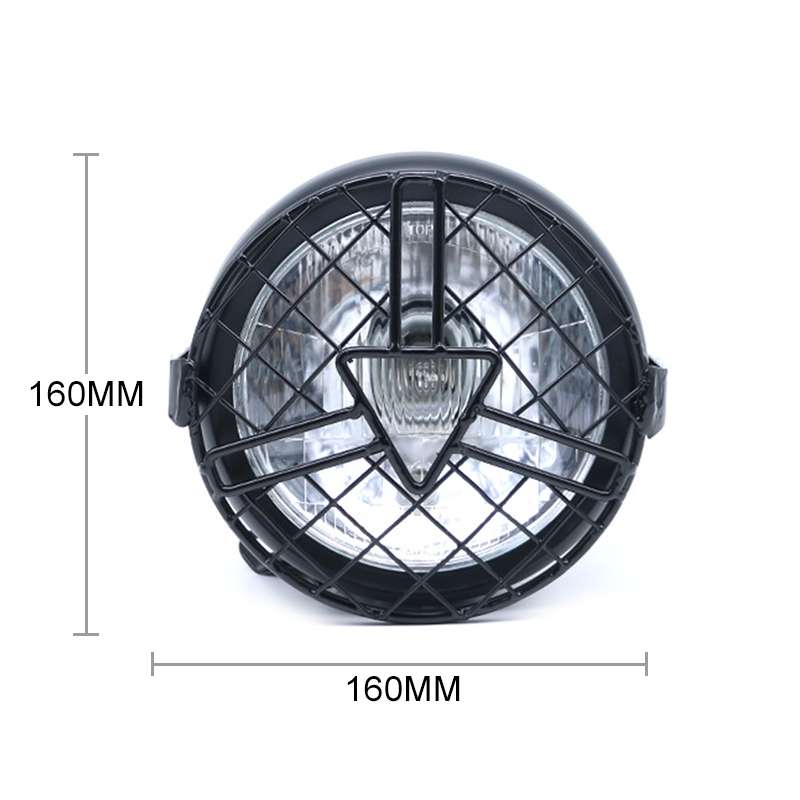 Motorcycle Arrowhead Reticular Retro Lamp LED Headlight Modification Accessories for CG125 / GN125 (