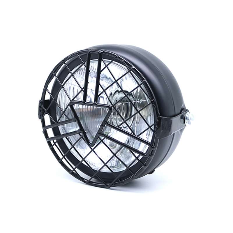 Motorcycle Arrowhead Reticular Retro Lamp LED Headlight Modification Accessories for CG125 / GN125 (