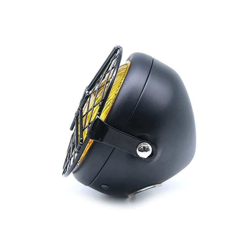 Motorcycle Arrowhead Reticular Retro Lamp LED Headlight Modification Accessories for CG125 / GN125 (