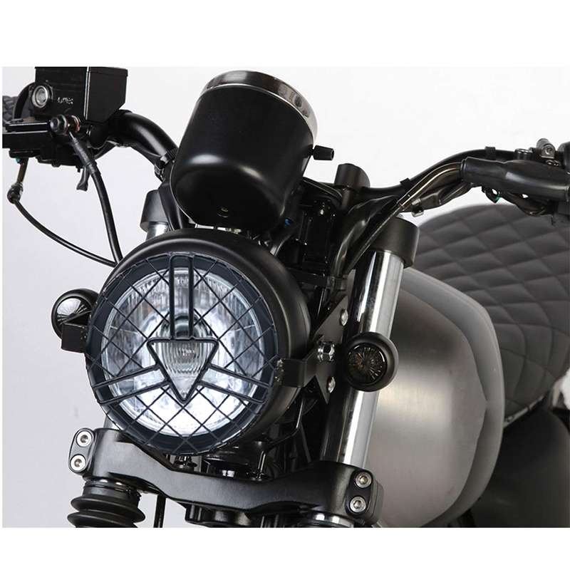 Motorcycle Arrowhead Reticular Retro Lamp LED Headlight Modification Accessories for CG125 / GN125 (