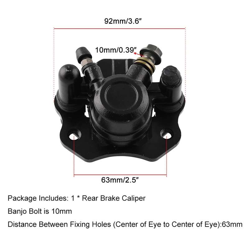 Right Side Modified Rear Brake Caliper for Motocycle / 50CC 70CC 90CC 110CC 125CC 150CC ATV Quad / T