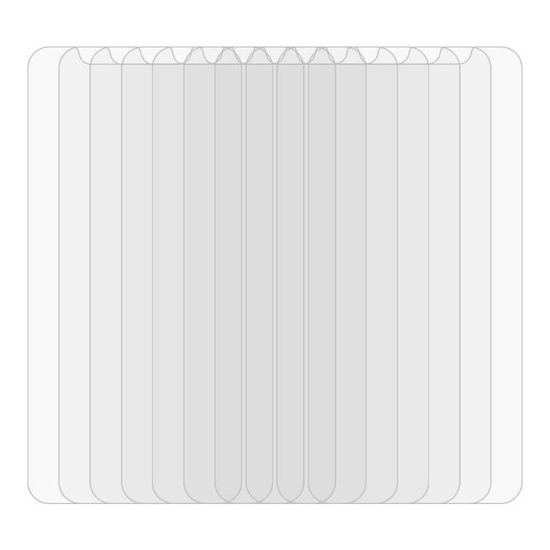 For LG G8s ThinQ 10 PCS 0.26mm 9H 2.5D Tempered Glass Film