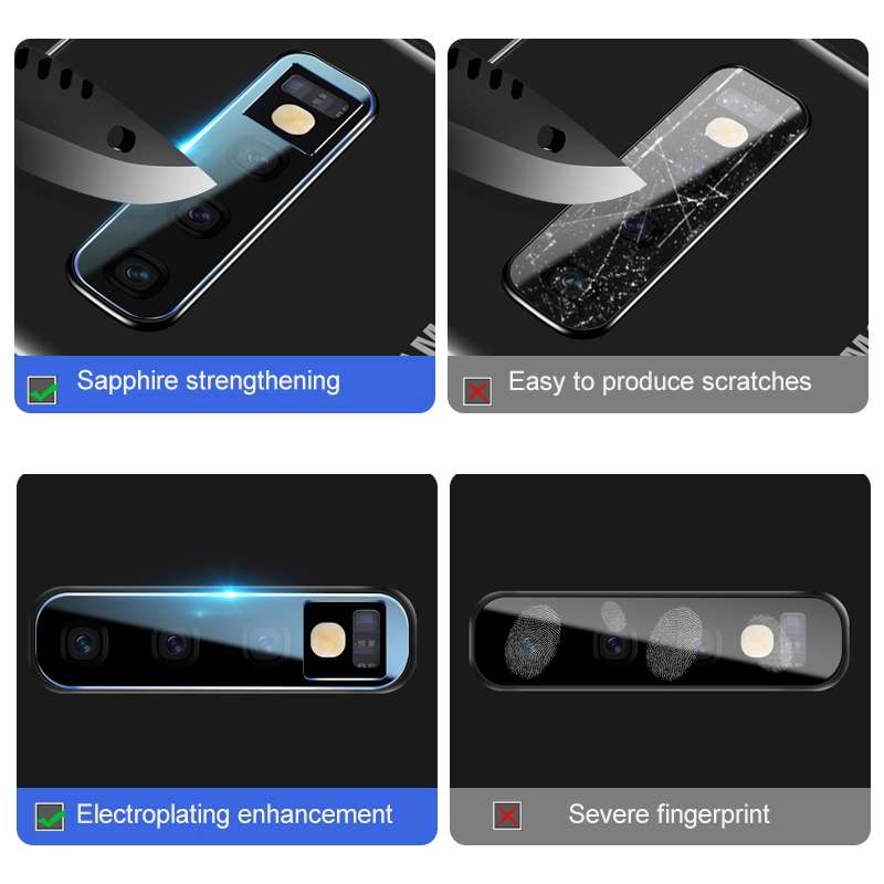 0.3mm 2.5D Transparent Rear Camera Lens Protector Tempered Glass Film for Galaxy S10 E