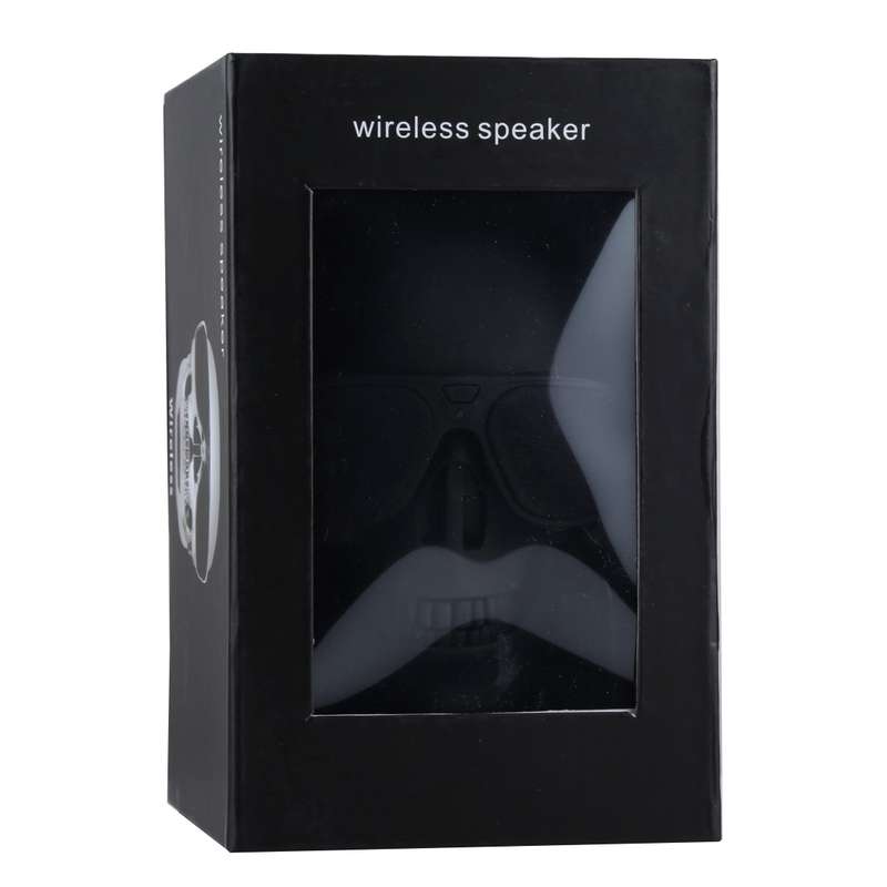 Sunglasses Skull Bluetooth Stereo Speaker, for iPhone, Samsung, HTC, Sony and other Smartphones (Red