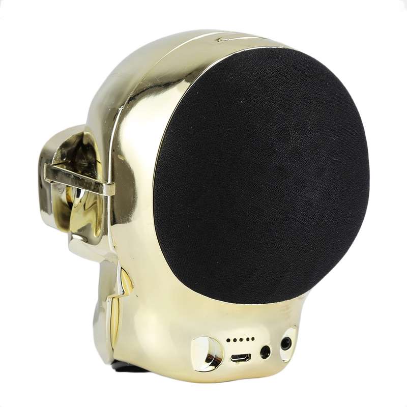 Sunglasses Skull Bluetooth Stereo Speaker, for iPhone, Samsung, HTC, Sony and other Smartphones (Gol