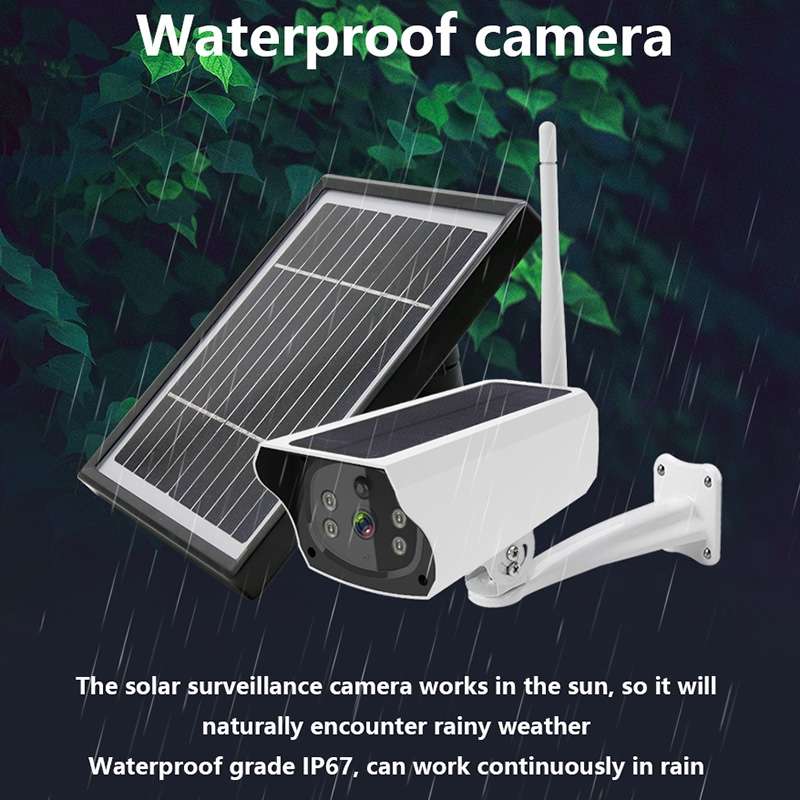 VESAFE Y4P Outdoor HD 1080P Solar Power Security IP Camera, Support Motion Detection & PIR Wake up,