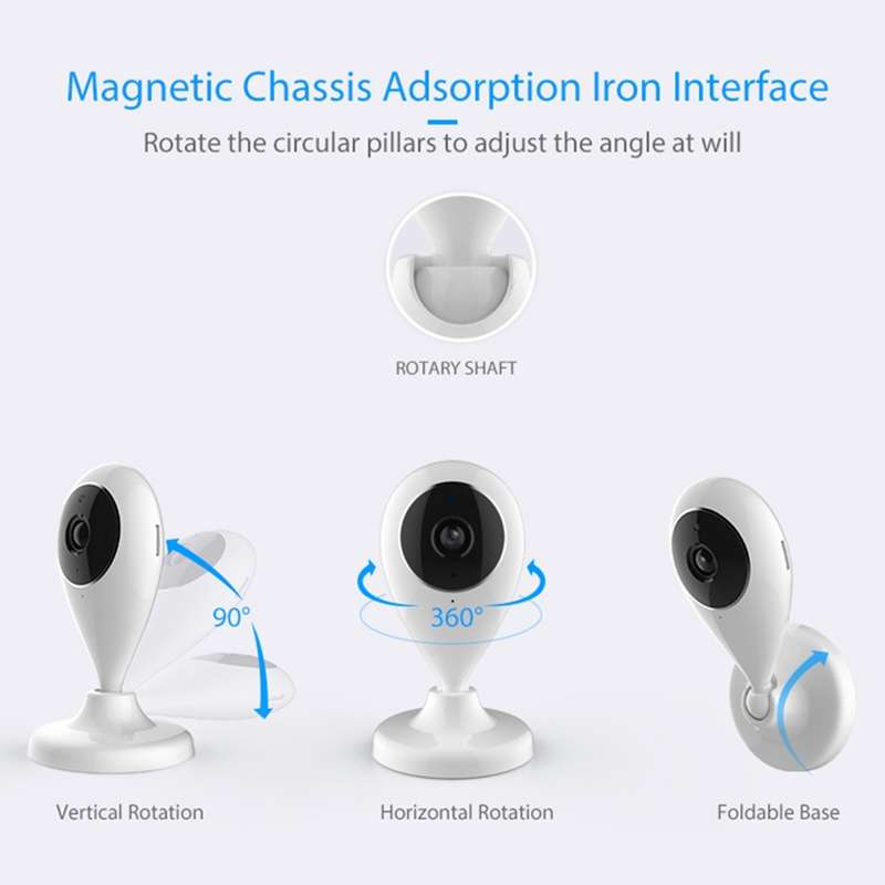 NEO NIP-55AI Indoor WiFi IP Camera, with IR Night Vision & Multi-angle Monitor & Mobile Phone Remot