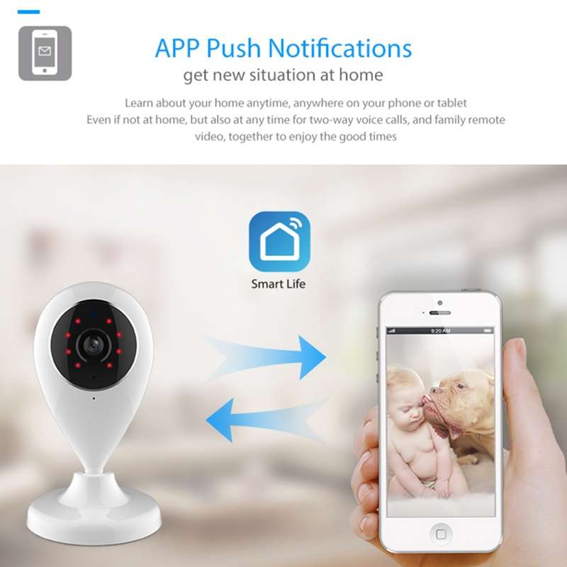 NEO NIP-55AI Indoor WiFi IP Camera, with IR Night Vision & Multi-angle Monitor & Mobile Phone Remot
