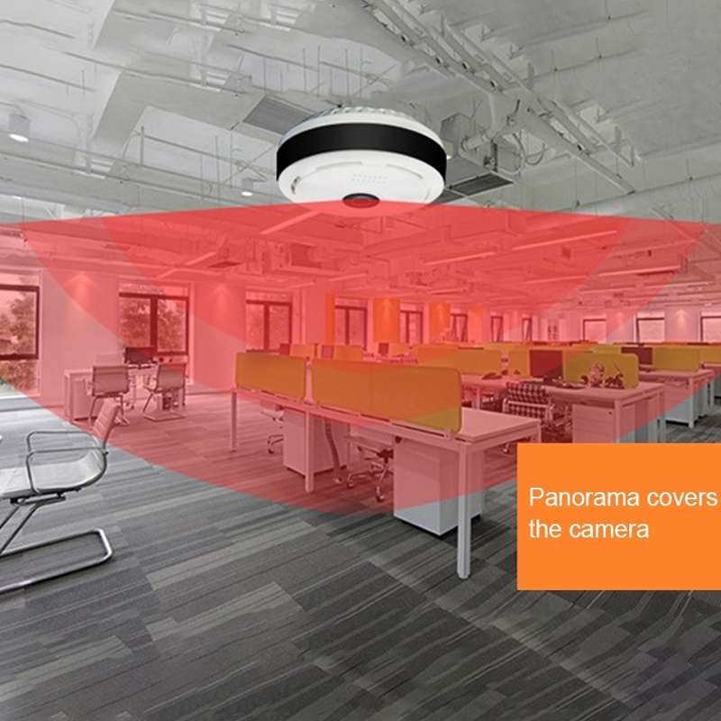 360EyeS EC10-I6 360 Degree HD Network Panoramic Camera with TF Card Slot ,Support Mobile Phones Cont