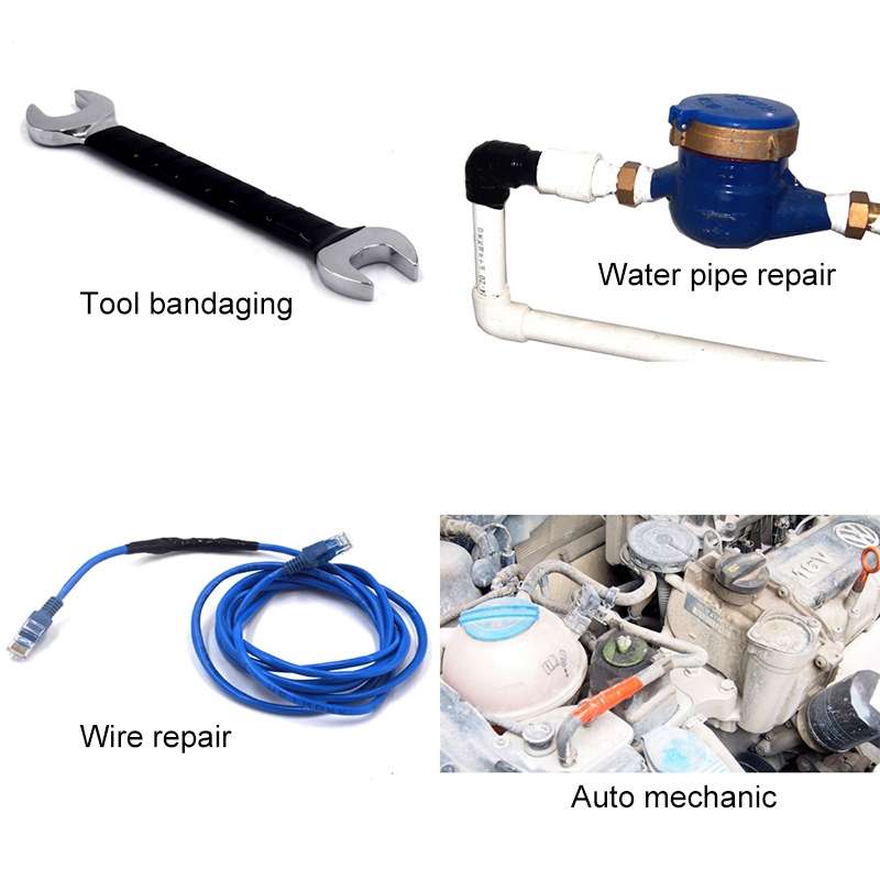 1.5M Multi-function Waterproof High Temperature Resistance Water Pipe Wire Silicone Self-adhesive Ta