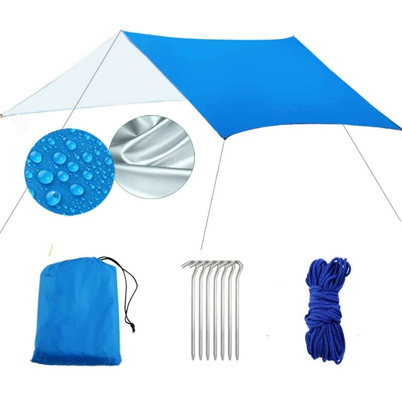 Sand Free Mat Lightweight Foldable Outdoor Picnic Mattress Camping Cushion Beach Mat, Size: 2x2m(Pin