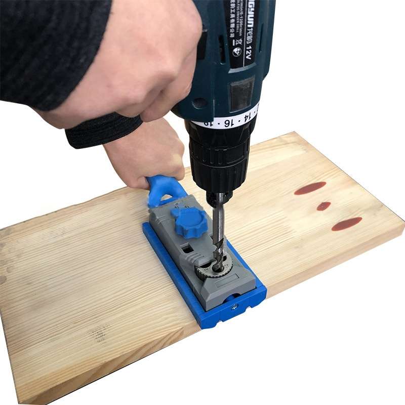 Plastic Angular Oblique Woodworking Hole Locator Set with Scale Marking