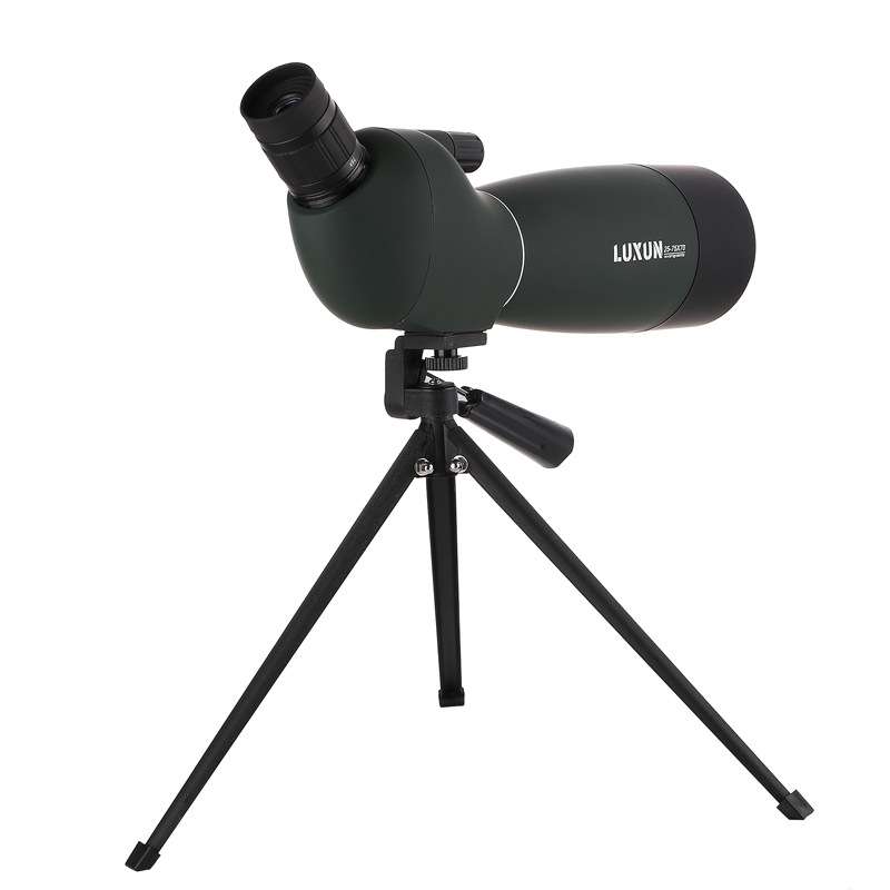 LUXUN 25-75x70 Outdoor High-definition Night Vision Bird Watching Astronomical Telescope(Dark Green)