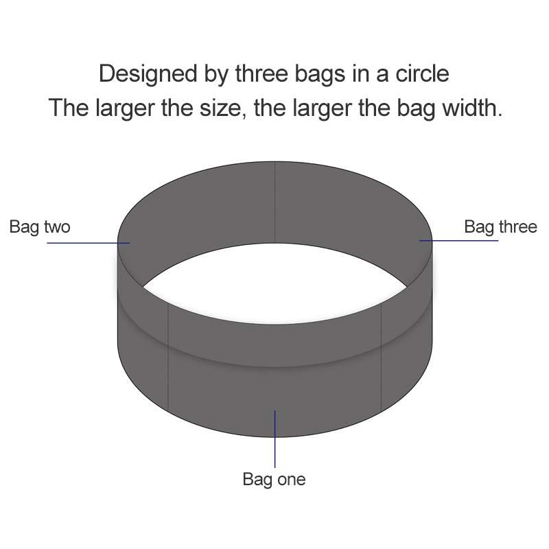 Personal Large-capacity Stretch Tablet Pockets Travel Anti-theft Bag Phone Bag,Size: L(Black)
