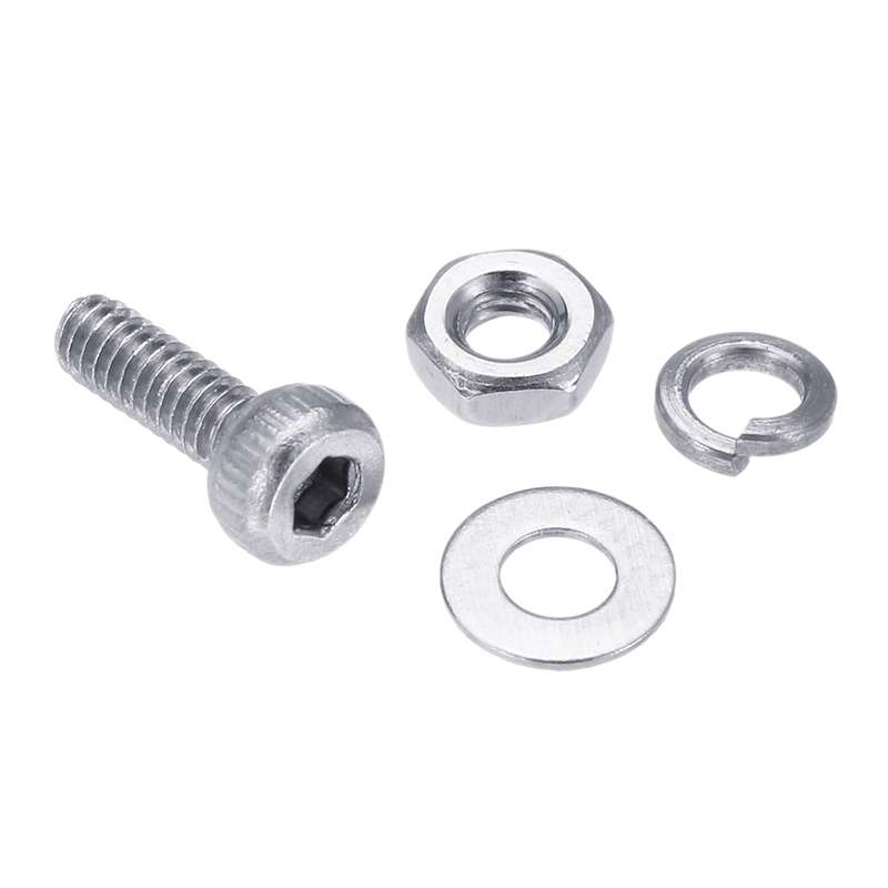 600 PCS M2 304 Stainless Steel Hex Socket Cap Head Screw Washer Nut Kit