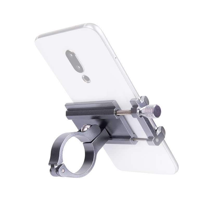 ZTTO Mountain Bike Bicycle Phone Holder Handlebar Frame Motorcycle Riding Bracket (Silver)