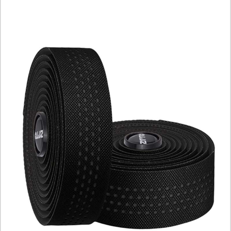 ZTTO Road Bike Handle Bar Tape Non-slip Anti-Vibration PU Leather Breathable Wear-resisting(Green)