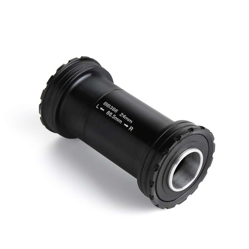 BB386 Press Fit Style EVO Bottom Bracket Fits 86.5mm for SHIMANO / SRAM / FSA Mountain Bike (Black)
