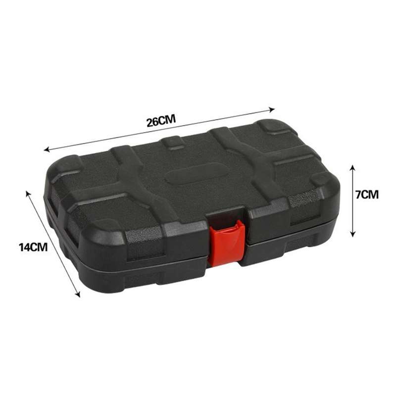 9 in 1 Tool Set General Household Hand Tool Kit with Toolbox Storage Case
