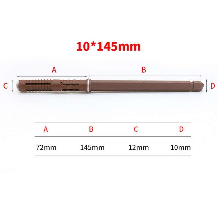10 PCS Concealed Layer Board Pin Wall Bookshelf Invisible Bulkhead Nail, 10x145mm