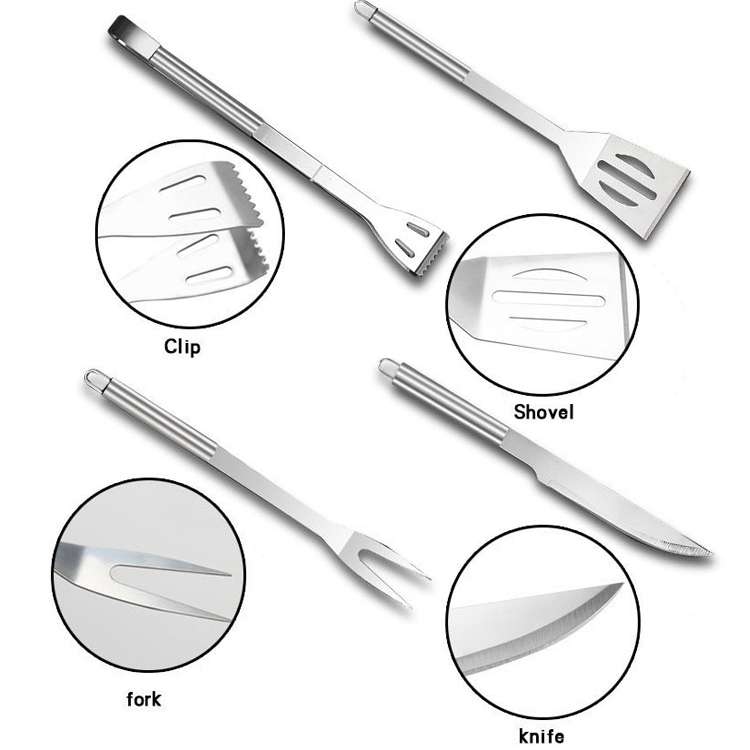 9 in 1 Outdoor Tableware Set Camping Barbecue Tableware Picnic Tool Set