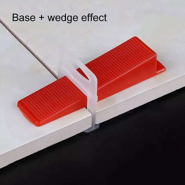 100 PCS 1.0mm Lengthen Tile Leveling System Clips Kit Wall Floor Tile Spacer Tiling Tool