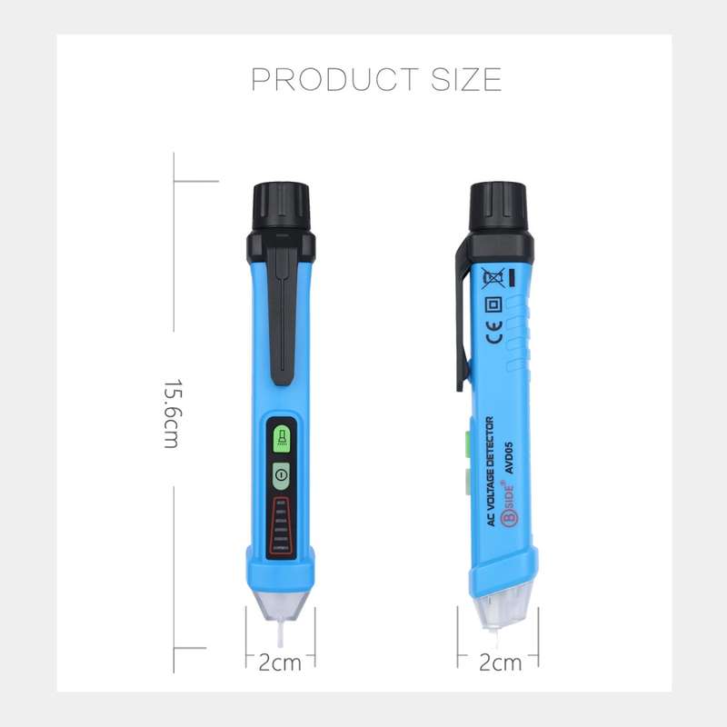 BSIDE AVD05 Non-contact AC Voltage Detectors 12~1000V Induction Electroprobe Pen Type ACV Electric T