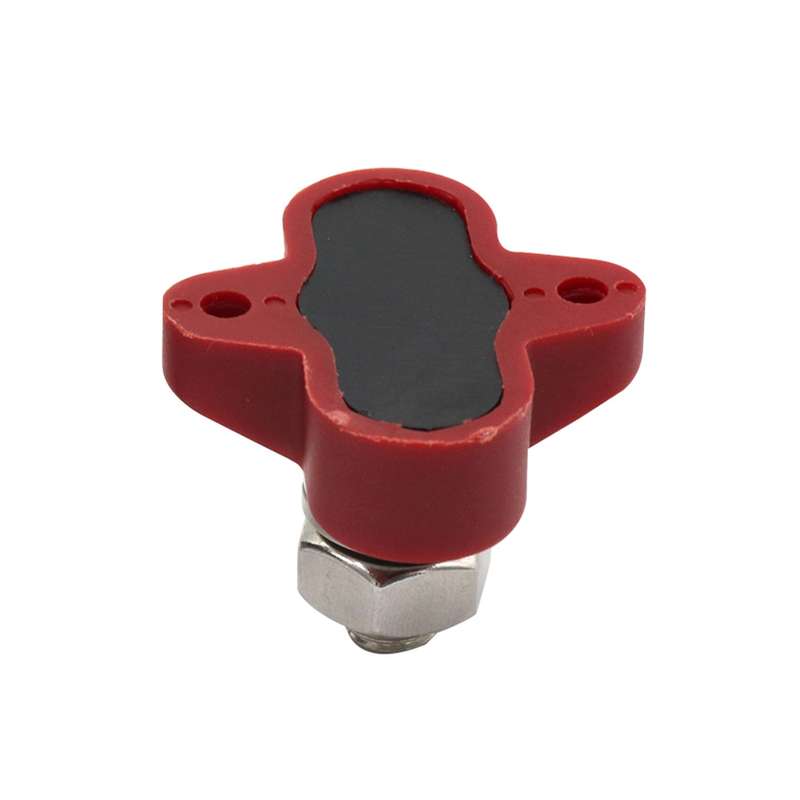 Single Heavy-Duty Terminal Studs Red M10 Bus Bar for Car / RV / Boat