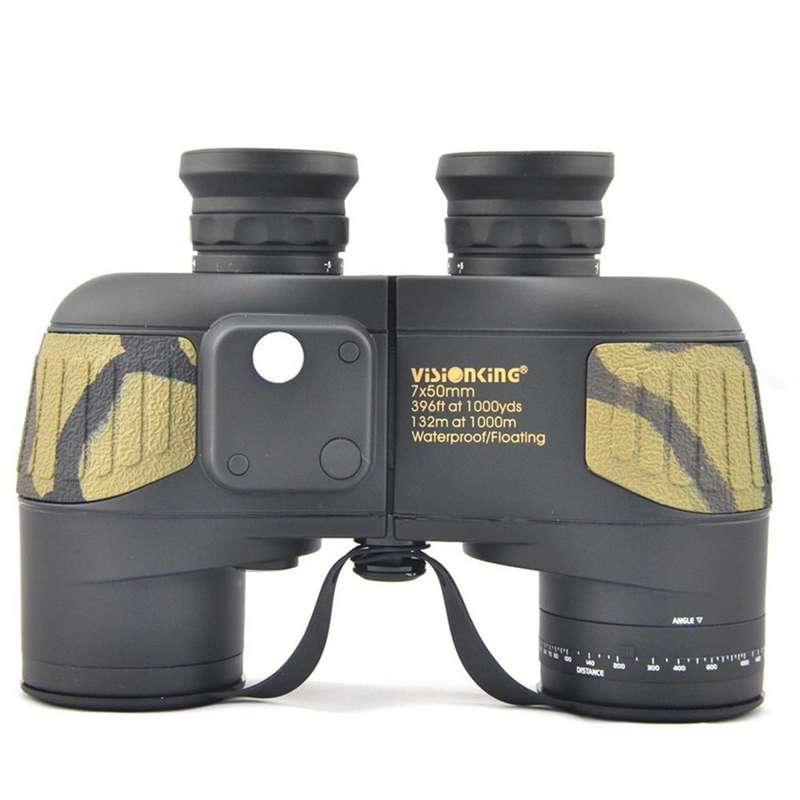 Visionking 7x50 Powerful High Definition Waterproof Nitrogen Rangefinder Compass Binoculars Telescop