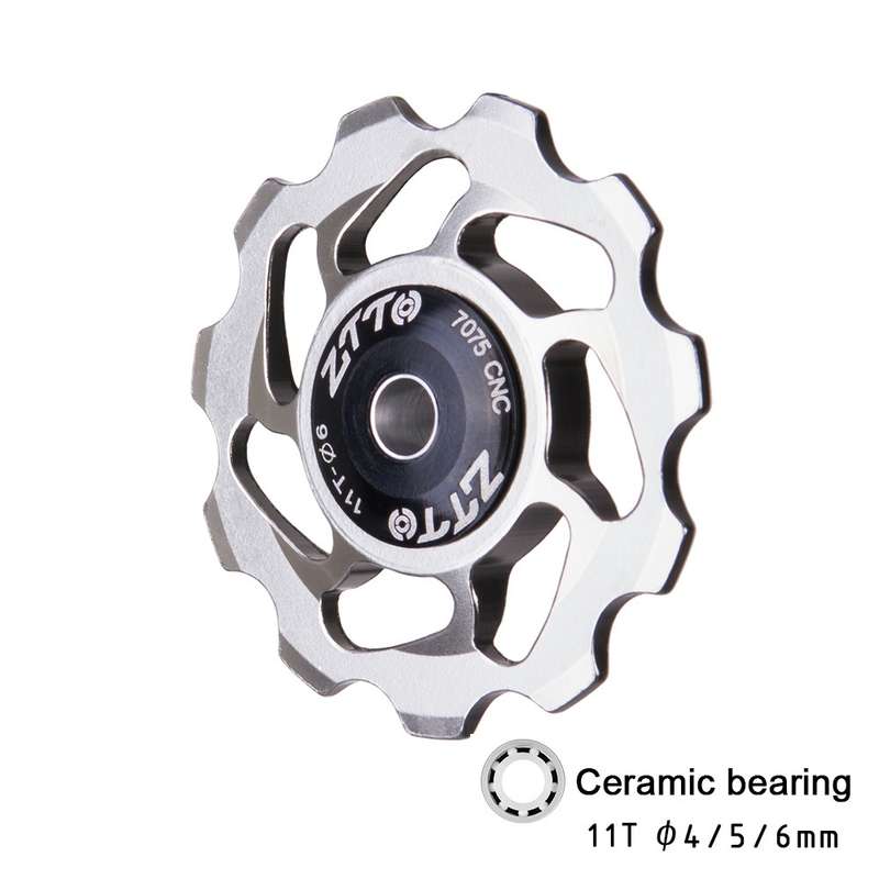 ZTTO 11T 4/5/6 MM Bicycle Derailleur Ceramic Bearing Bicycle Accessories (Blue)