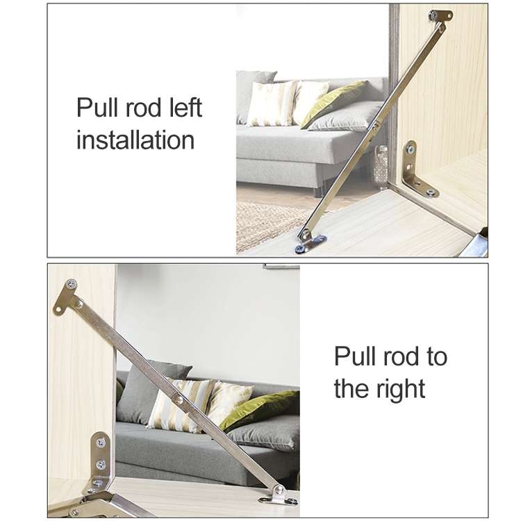 15 PCS Thickened Double Folding Pull Rod Cabinet Door Movable Support Rod