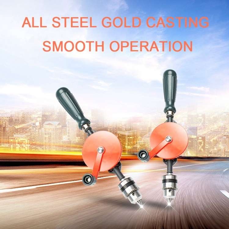 Powerful Manual Drill Steel Precision Casting DIY Woodworking Drill Universal Hand Drill Teaching Su