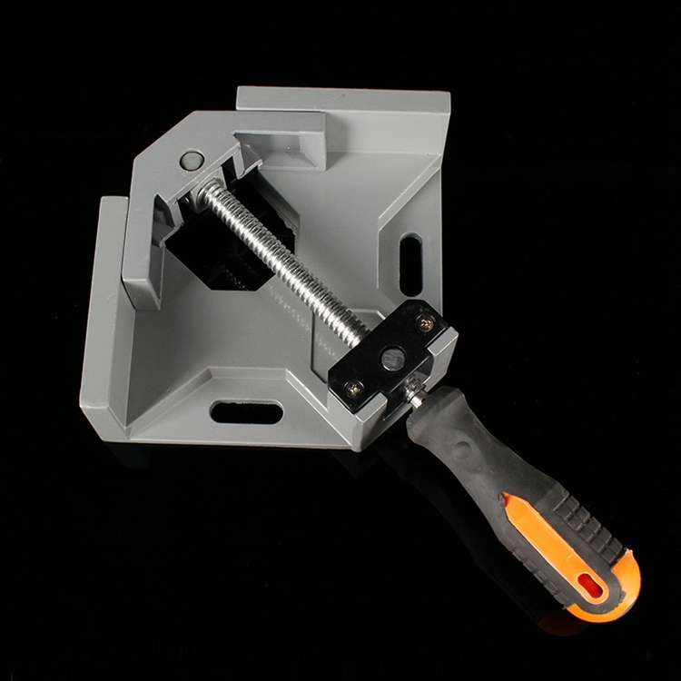 Aluminum Single Handle 90 Degree Right Angle Clamp Angle Clamp Woodworking Frame Clip Right Angle Fo