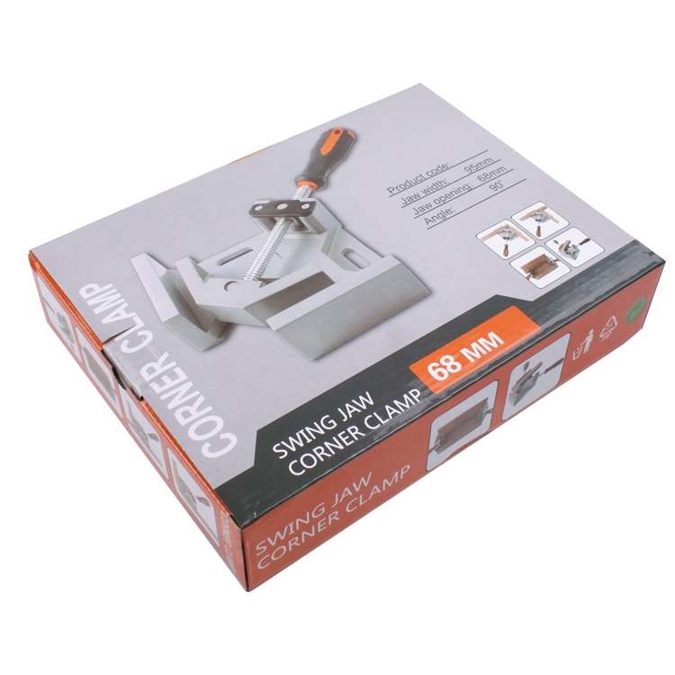 Aluminum Single Handle 90 Degree Right Angle Clamp Angle Clamp Woodworking Frame Clip Right Angle Fo