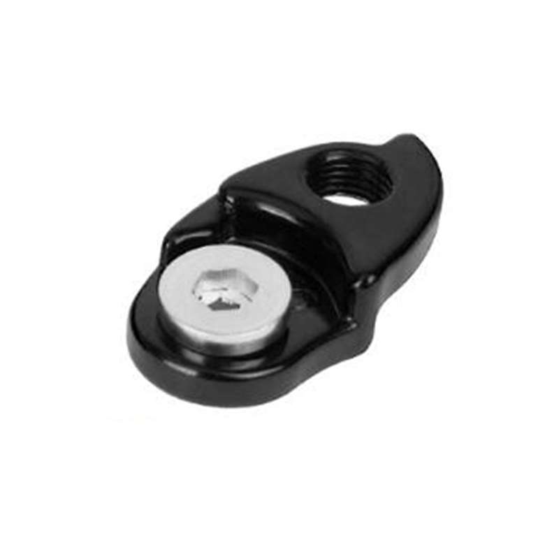 ZTTO Mountain Bike Rear Derailleur Adapter Support Tail Hook Lengthened Seat Expand Flywheel (Black)
