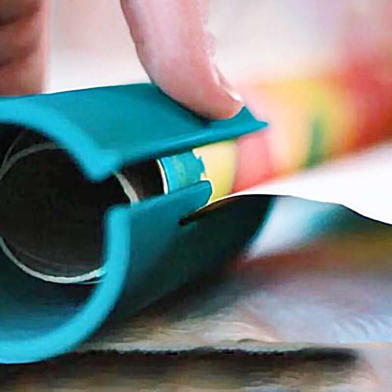 Paper Cutting Tool Cylinder Paper Cutter Wrapping Paper Cutter(Black)