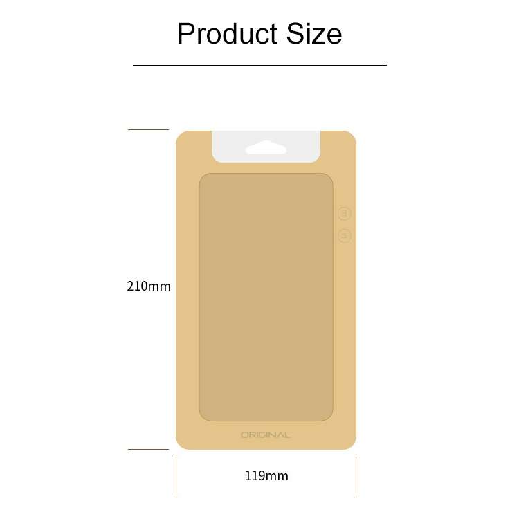50 PCS High Quality Cellphone Case Kraft Paper Package Box for iPhone (5.5 inch) Available Size: 164